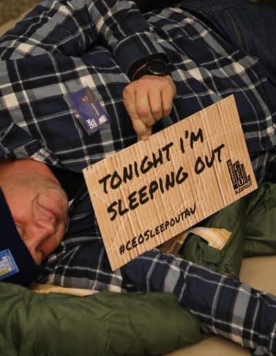 Visionair Media Photography CEO Sleepout