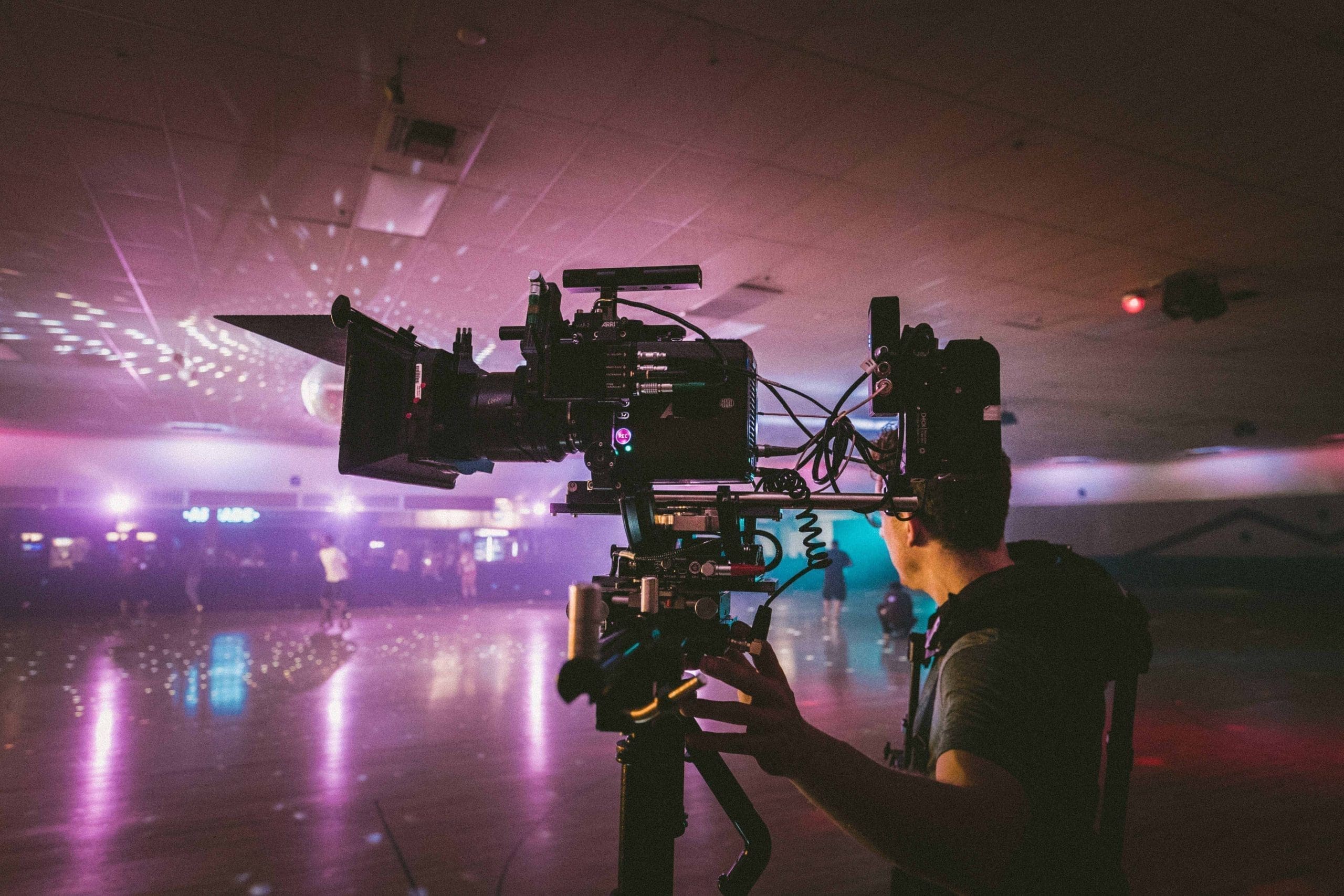 Corporate video production crew filming a Sydney stakeholder communication project