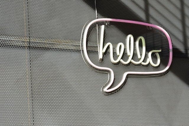 Hello LED Sign 