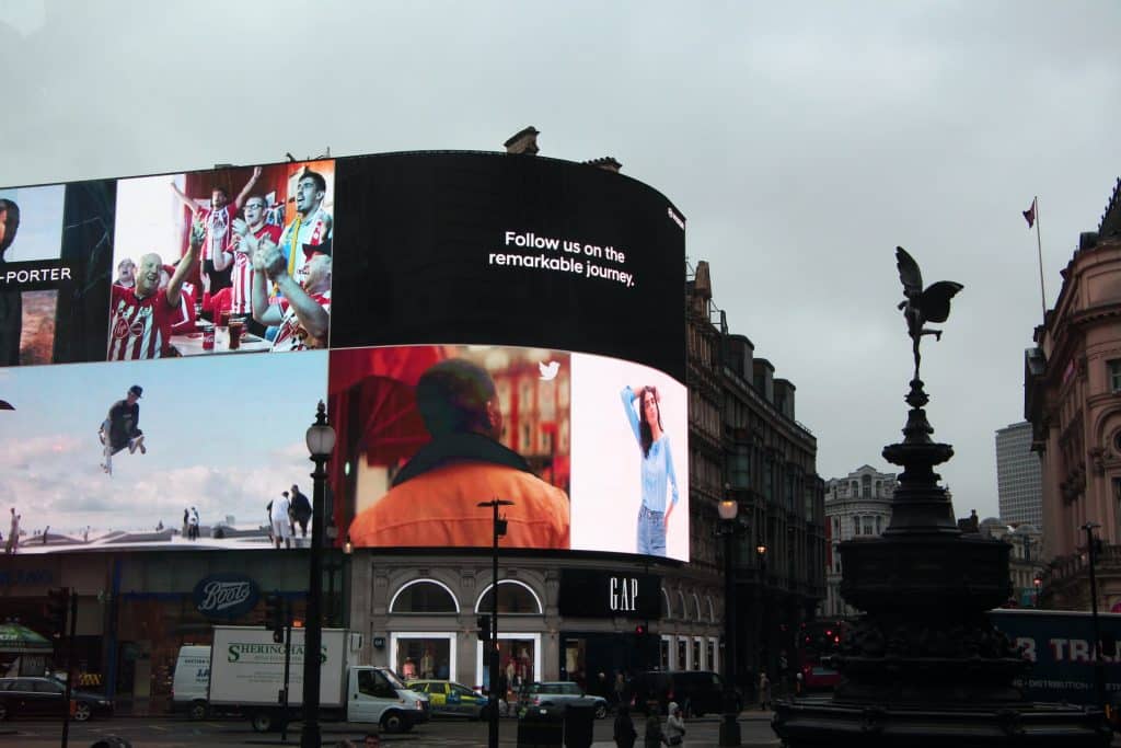 Video Advertisement in Public