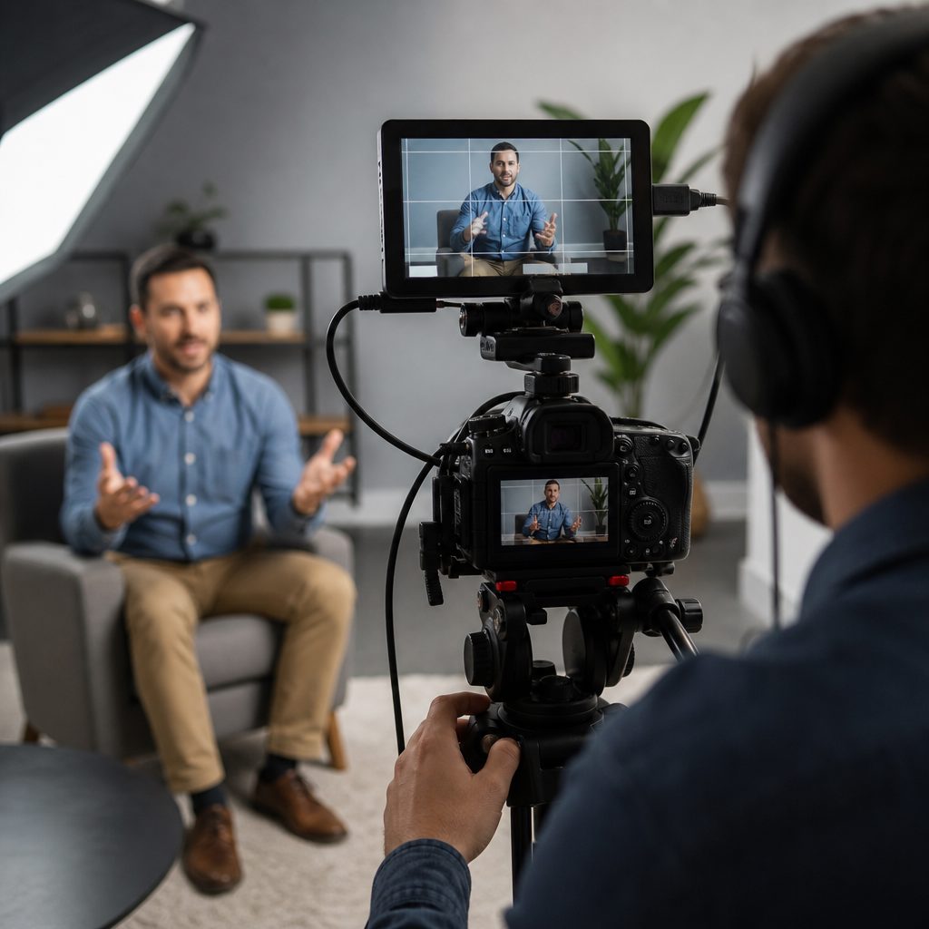 Professional corporate video production supporting stronger website engagement and conversions