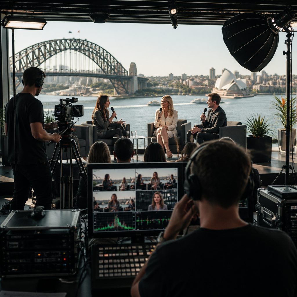 Find live streaming production companies Sydney